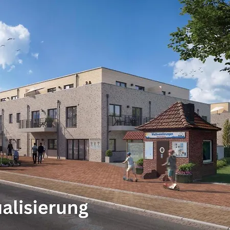 Apartment Kueste33/44 - Neues Mit Sauna In Strannaehe Tossens